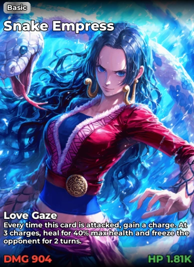 Snake Empress - Anime Card Clash All Cards